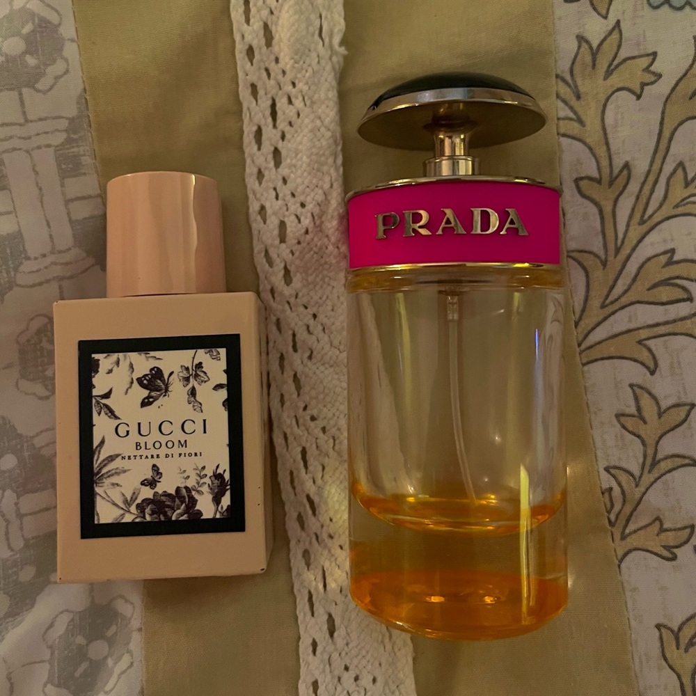 Gucci & Prada Perfume Bottles (Empty)